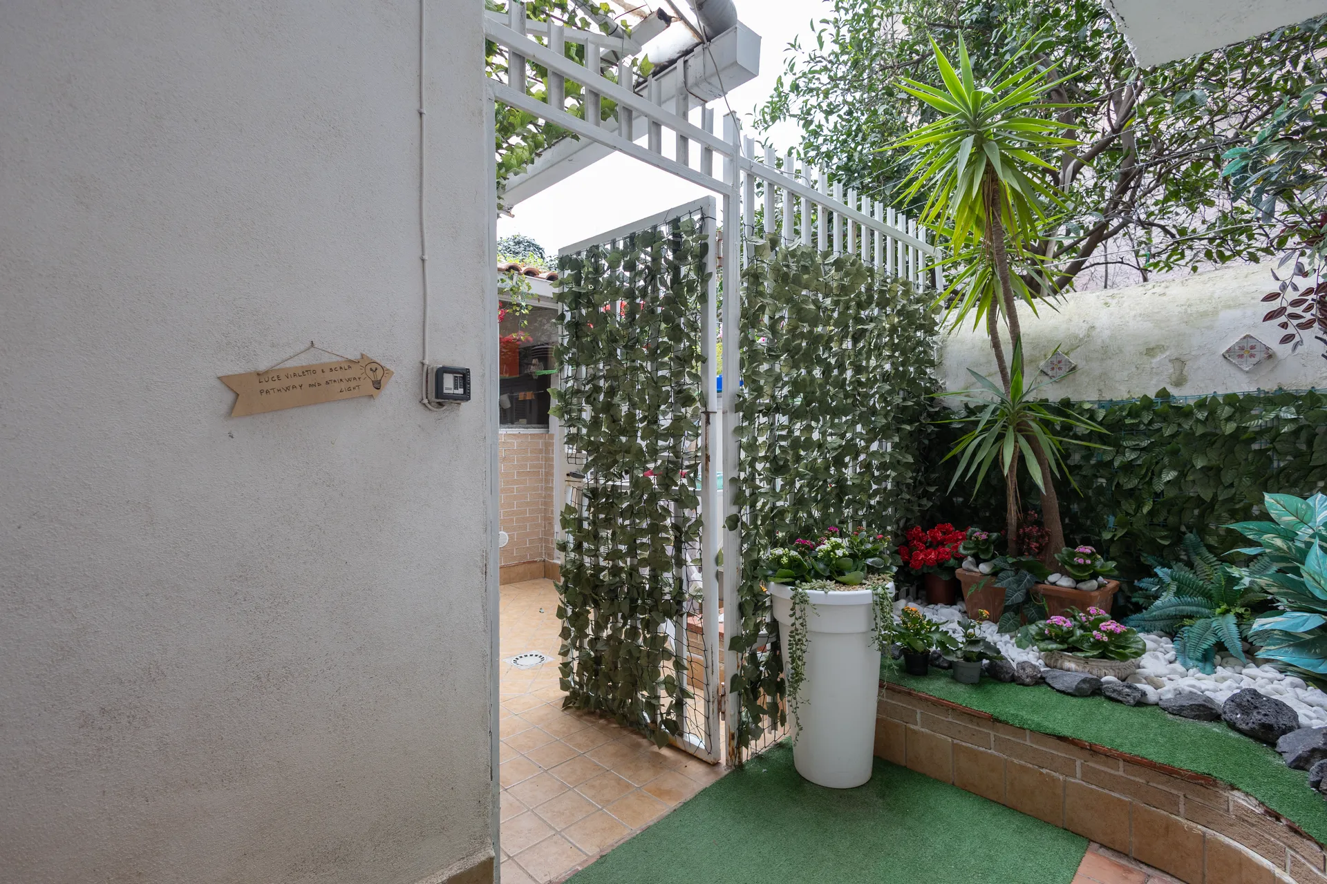 Ingresso della casa vacanza a Cannizzaro